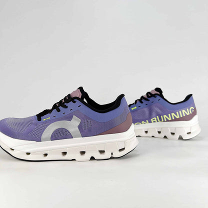 On Running Cloudmonster – Indigo & Rose Women's Maximum Cushion Running Shoes