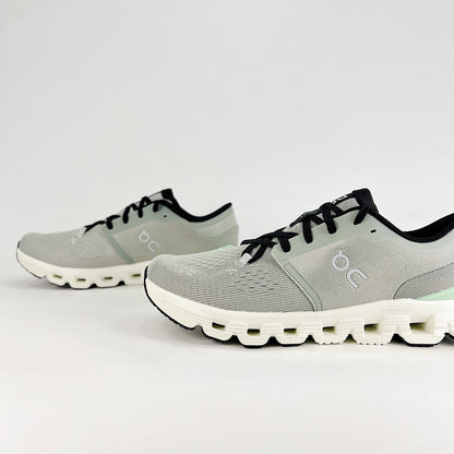 On Running Cloud X 4 – Silver & Mint Women's Training & Lifestyle Running Shoes