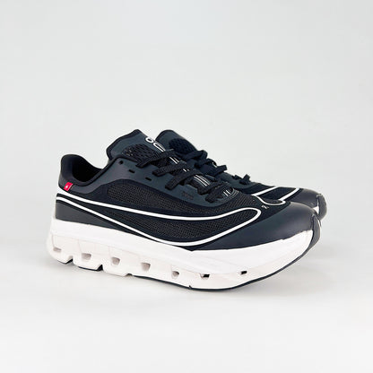 On Cloudflow 5 AD – Black & White Unisex Lightweight Breathable Comfortable Running Shoes