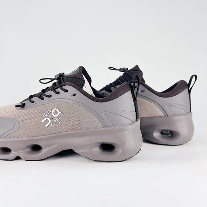 On x Loewe Cloudaway – Warm Grey & Taupe Unisex Premium Collaboration Lifestyle Sneakers