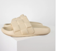 L***V Fluffy Slide Sandals — Plush Faux Fur Single Strap Pool Slippers (4 Colors)